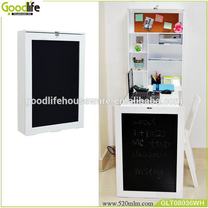 goodlife折りたたみノートパソコンデスク木製ウォールマウント付き黒板-折り畳み式テーブル問屋・仕入れ・卸・卸売り