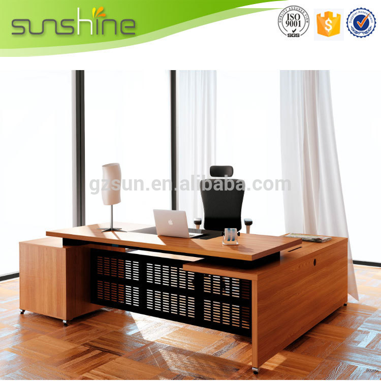 高品質最新のmdf木製エグゼクティブl形オフィスカウンターテーブルオフィス家具デザイン-木製テーブル問屋・仕入れ・卸・卸売り