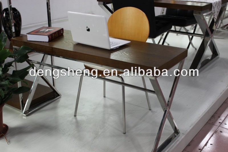 ステンレス鋼のコンピュータのテーブルオフィステーブル-オフィス用デスク問屋・仕入れ・卸・卸売り
