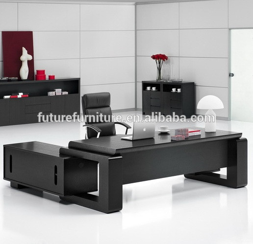 2016ヨーロッパ市場現代オフィス家具オーク材突き板事務机-木製テーブル問屋・仕入れ・卸・卸売り