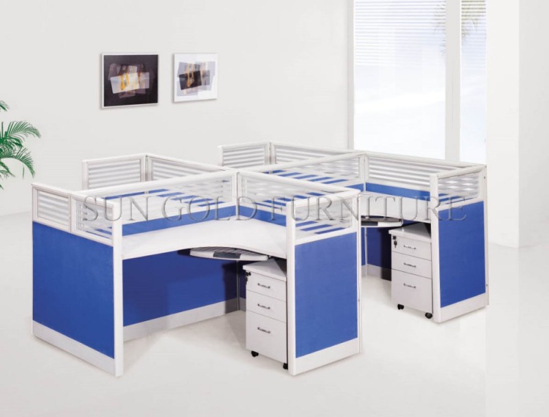 クラシック高品質標準サイズ木製オフィスデスクランプデバイダワークステーション(SZ-WS311)-オフィスパーティション問屋・仕入れ・卸・卸売り