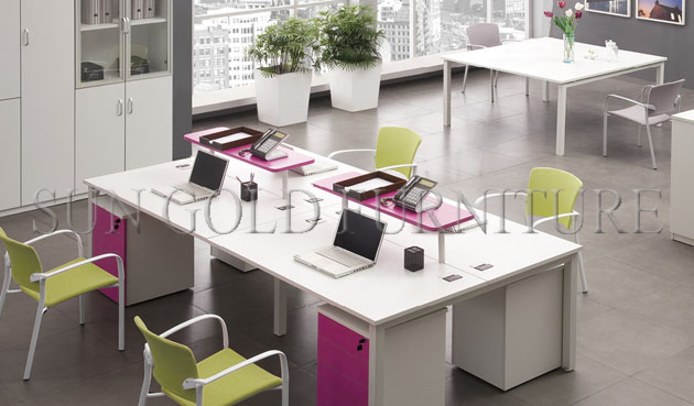 ファッション最新オフィステーブルデザインモジュラーワークステーション用従業員、店員、スタッフ( SZ-WS600)-オフィスパーティション問屋・仕入れ・卸・卸売り
