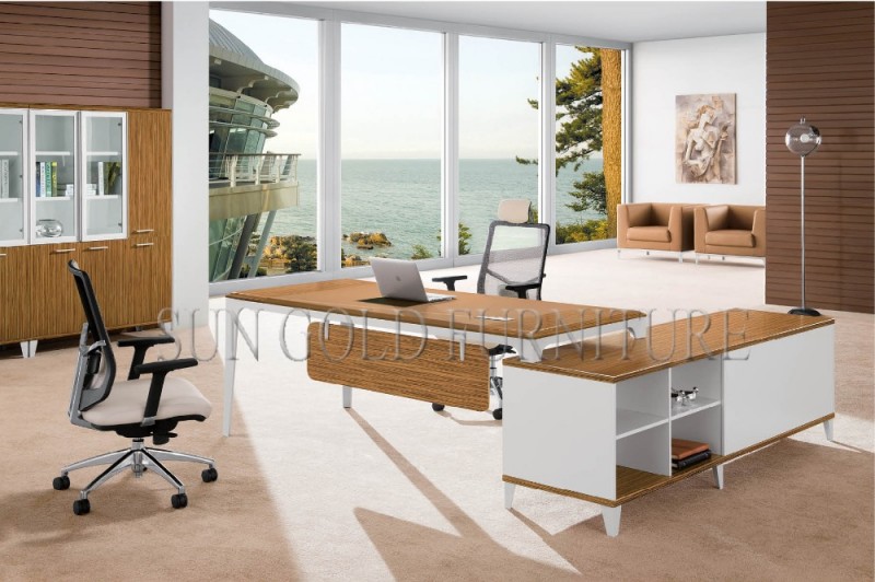 新しいモデルオフィスデスクエレガント木製オフィス現代エグゼクティブテーブル( SZ-OD554)-オフィスパーティション問屋・仕入れ・卸・卸売り