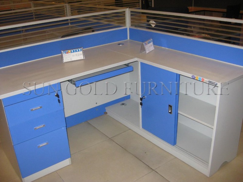 典型的な安いオフィスワークステーション標準サイズのオフィスのスタッフデスク家具( SZ-WS340)-オフィスパーティション問屋・仕入れ・卸・卸売り