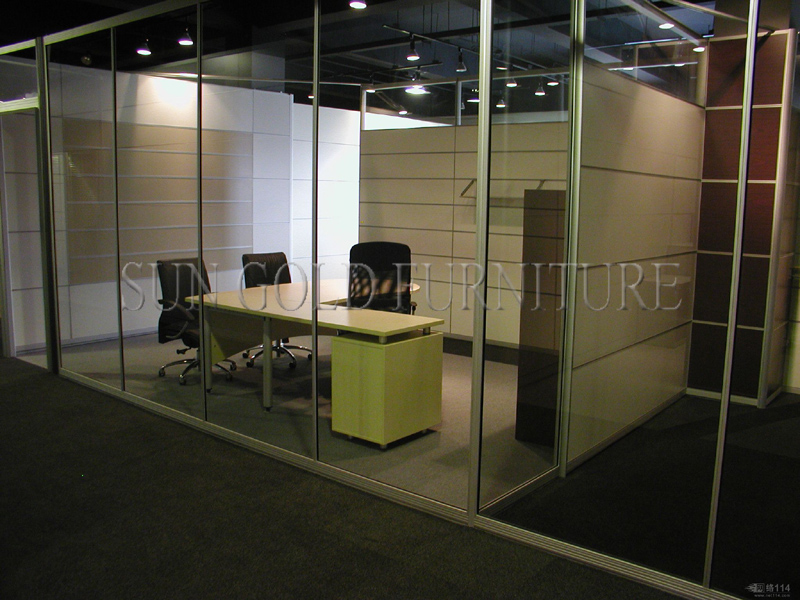 近代的な簡単なインストール、 低価格のオフィス透明ガラスパーティション( sz- ws576)-オフィスパーティション問屋・仕入れ・卸・卸売り
