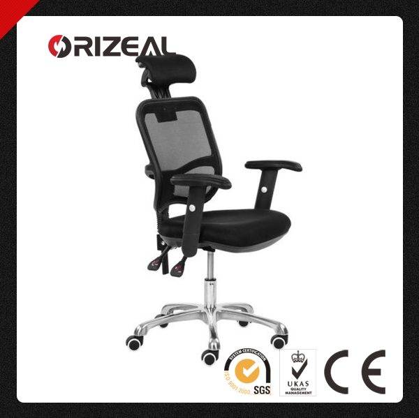 人間工学に基づいたハイバックメッシュチェアアームレスト付・oz-cc015ヘッドレスト-オフィス用チェア問屋・仕入れ・卸・卸売り