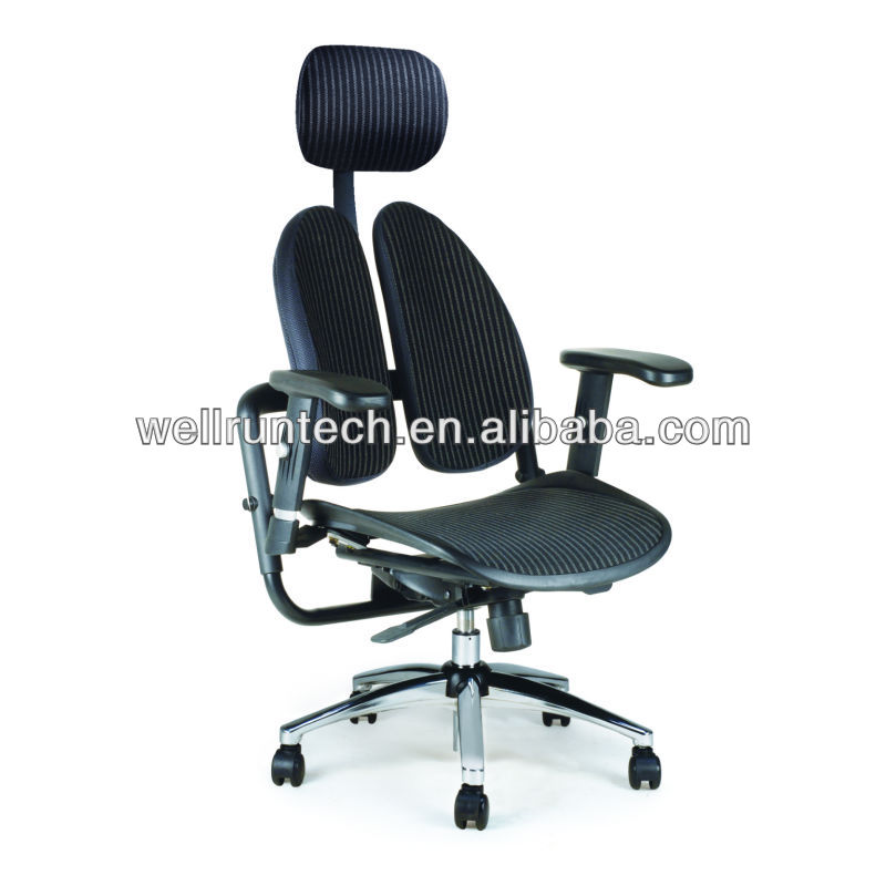 ヘルスケアwr-515hメッシュ椅子ツインシートとバックレスト-オフィス用チェア問屋・仕入れ・卸・卸売り