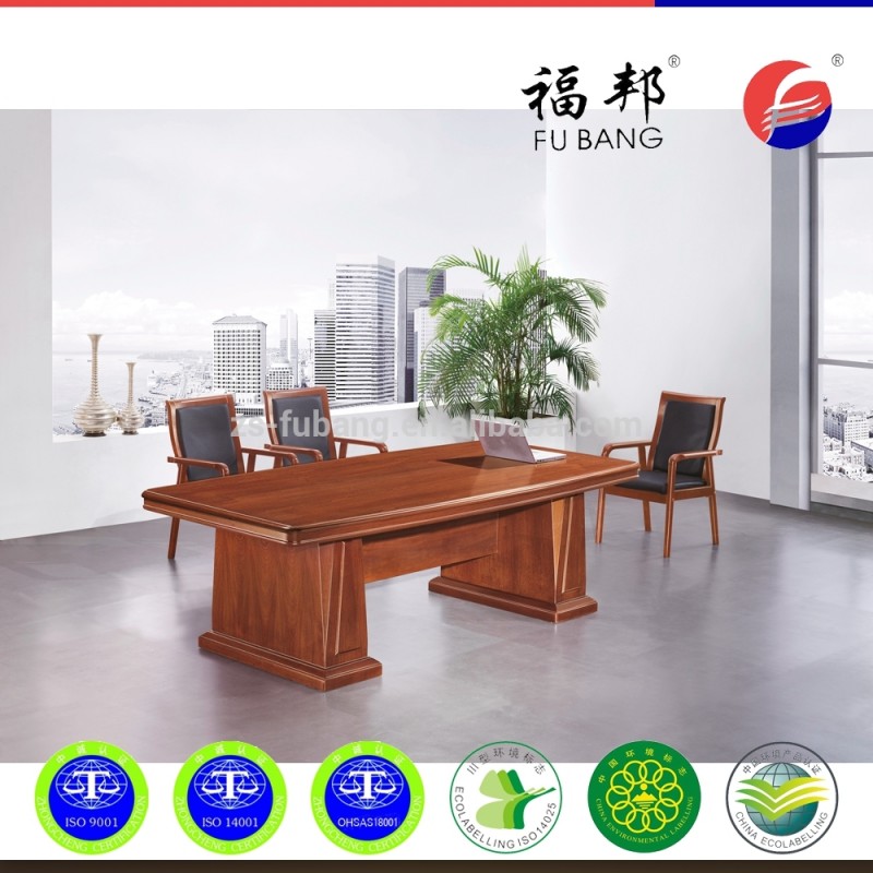 中国工場オフィスデスククラシック木製2.4メートル1.2メートル会議テーブル-木製テーブル問屋・仕入れ・卸・卸売り