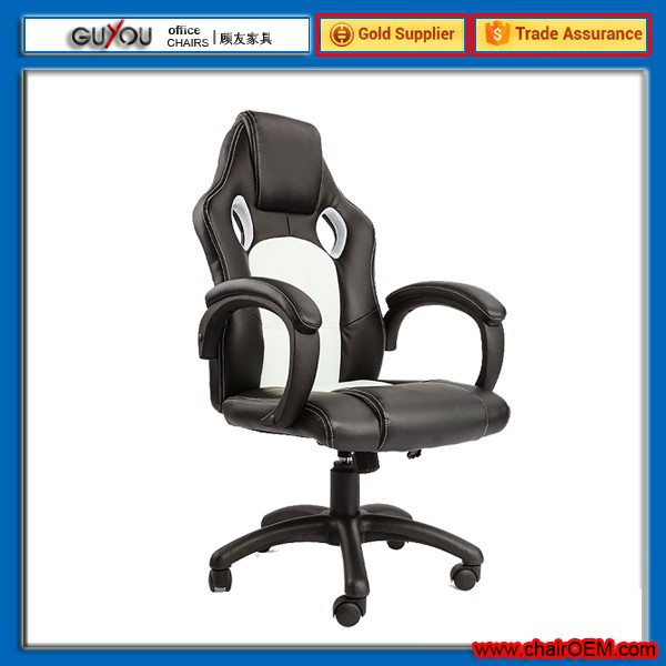 黒レーサーy-2844manbaスポーツチェアー椅子のコンピュータチェア-金属製椅子問屋・仕入れ・卸・卸売り
