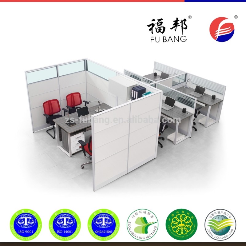 近代的なオフィスのキュービクル2015中国工場の新しいデザインオフィスの机のパーティション-木製テーブル問屋・仕入れ・卸・卸売り