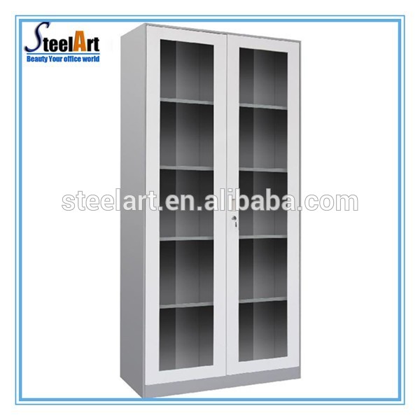 二重扉のスチールストレージcabinett/ガラスキャビネット/2ガラスキャビネットドア-その他金属製家具問屋・仕入れ・卸・卸売り
