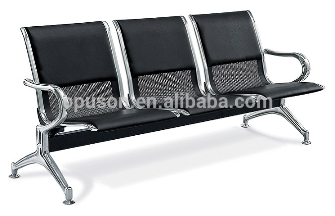 Oupusen 3シート黒ノックダウン空港待っている椅子-その他金属製家具問屋・仕入れ・卸・卸売り