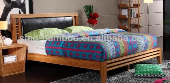 上部売り竹キングサイズのベッドのための寝室の家具-ベッド問屋・仕入れ・卸・卸売り