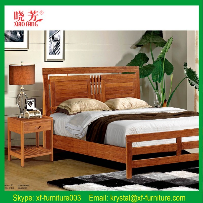 カントリースタイルのベッドルーム家具のクイーンサイズの竹材段ベッド-ベッド問屋・仕入れ・卸・卸売り