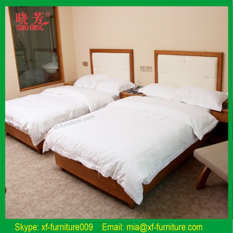 最新のデザイン安い価格の商業家具gzのホテルのベッドの家具中国-ベッド問屋・仕入れ・卸・卸売り