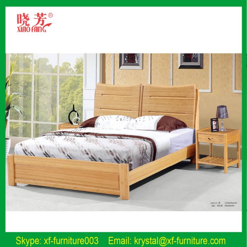 キングサイズ古典的な寝室の竹の家具のベッド-ベッド問屋・仕入れ・卸・卸売り