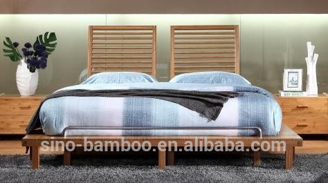 モダンなデザイン快適な竹キングサイズのベッド-ベッド問屋・仕入れ・卸・卸売り