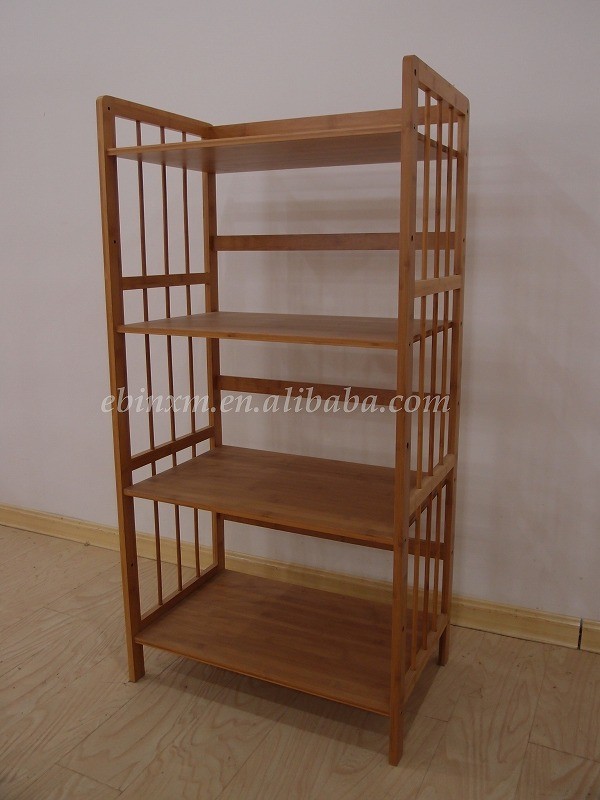 シンプルな竹xeb01154層ラック本棚書見台-本棚問屋・仕入れ・卸・卸売り