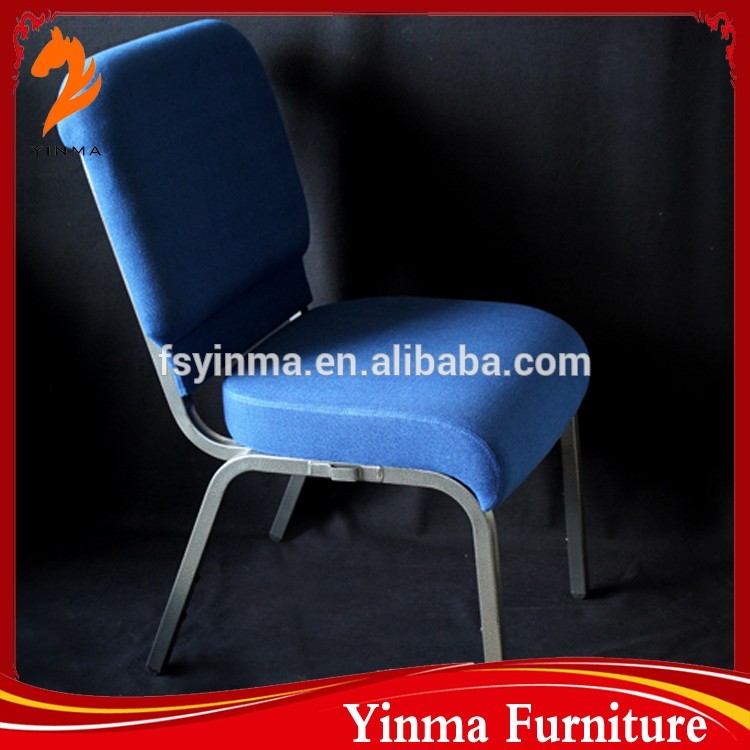 2015 yinma工場価格パッド入りグリーン教会椅子-その他金属製家具問屋・仕入れ・卸・卸売り