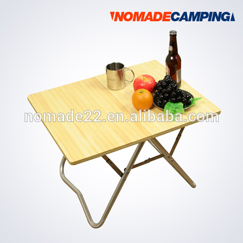 ミニ竹nomadeキャンプ折り畳みサイドテーブル竹のテーブル-ガーデンセット問屋・仕入れ・卸・卸売り