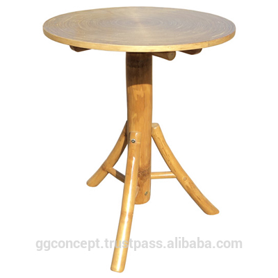 小さな丸いbtl304coffeetable- 古典竹-ガーデンセット問屋・仕入れ・卸・卸売り