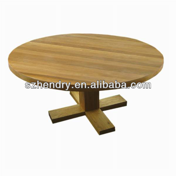 ラウンドアンティーク天然木製のコーヒーテーブル-その他木製家具問屋・仕入れ・卸・卸売り
