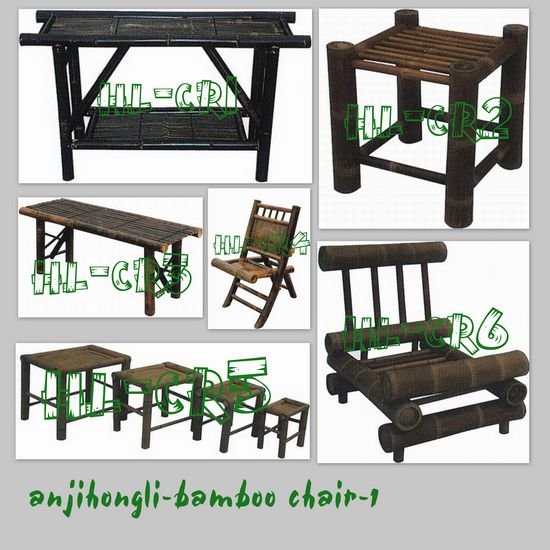 竹の椅子( hl- cr1)-ガーデンセット問屋・仕入れ・卸・卸売り