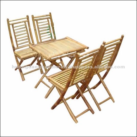 竹製の家具-折り畳み式家具セット問屋・仕入れ・卸・卸売り