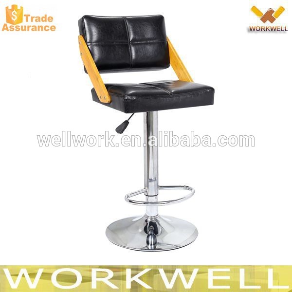 新しいデザイン竹workwell2015革シートとkw-b2375バーの椅子-バーチェア問屋・仕入れ・卸・卸売り