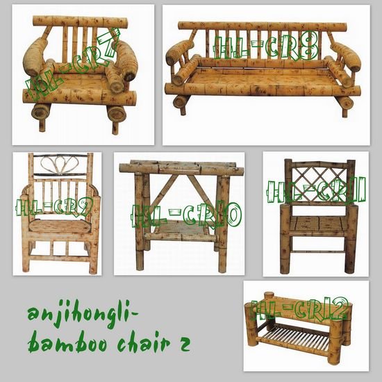 竹の椅子( hl- cr2)-ガーデンセット問屋・仕入れ・卸・卸売り