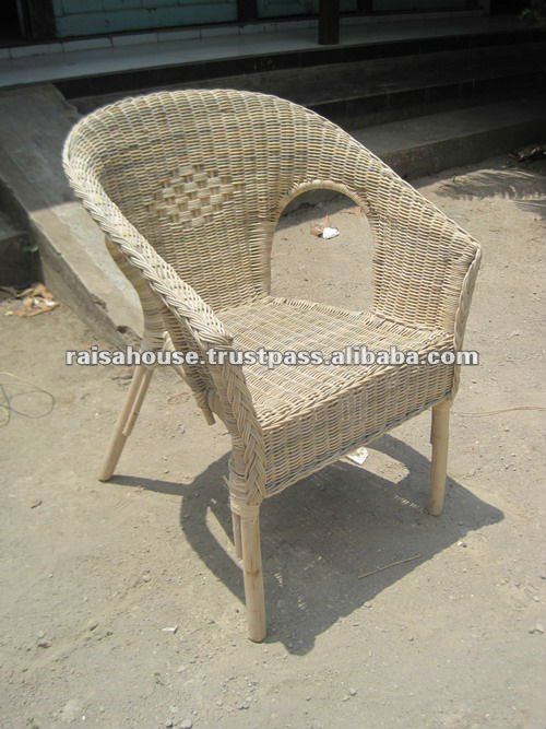 インドネシアの籐の家具- 籐のアームチェア-ダイニングチェア問屋・仕入れ・卸・卸売り