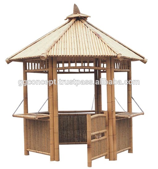 竹小屋/竹の家/ガーデンハウス/竹製の家具-ガーデンセット問屋・仕入れ・卸・卸売り