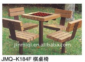 チェスのテーブルおよび椅子、屋外のチェスのテーブル、公園のチェスのテーブル、木のチェスのテーブル、公園のテーブルおよび椅子-ビーチチェア問屋・仕入れ・卸・卸売り