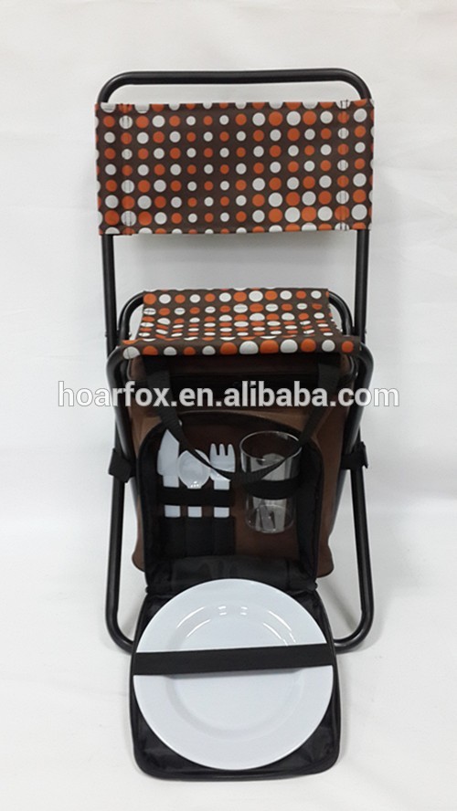 茶色の椅子と頑丈なスチールフレーム-折り畳み椅子問屋・仕入れ・卸・卸売り