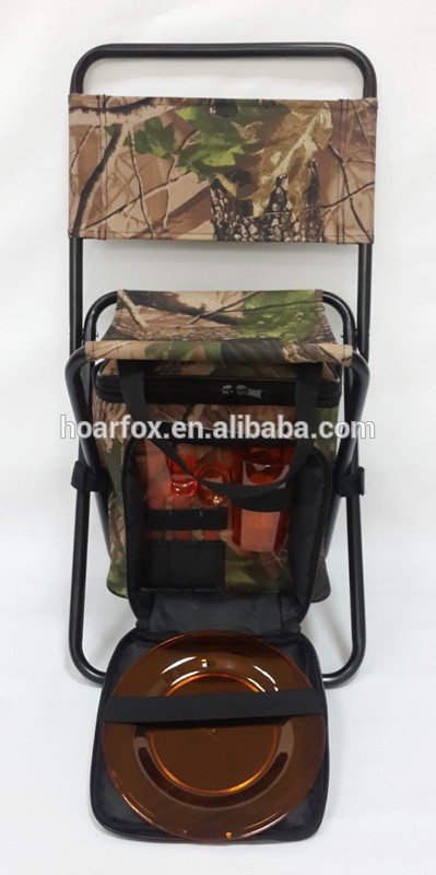 折られた迷彩柄設定されたピクニックをクーラーチェア-折り畳み椅子問屋・仕入れ・卸・卸売り