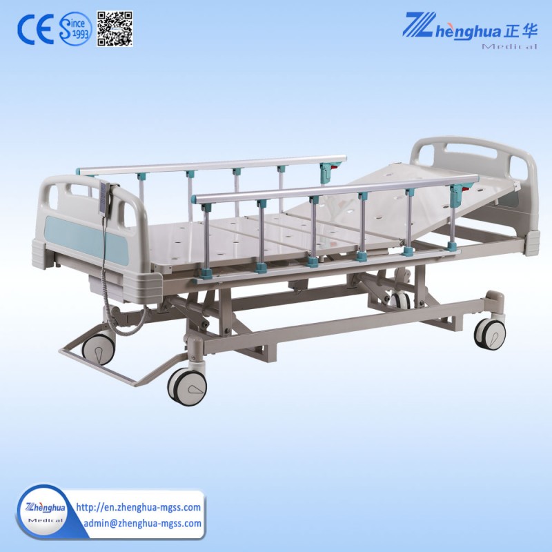 使用されるポータブル病院病棟患者三つの- 機能電動介護ベッド-金属製ベッド問屋・仕入れ・卸・卸売り