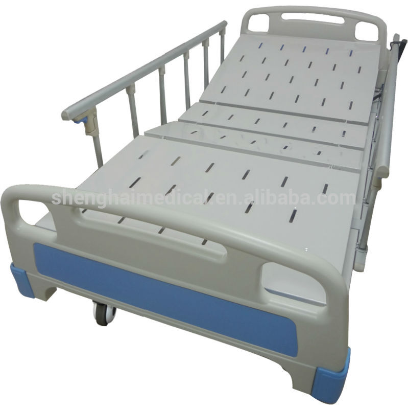マニュアル折りたたみダブル-クランクの金属材料病院のベッド-金属製ベッド問屋・仕入れ・卸・卸売り