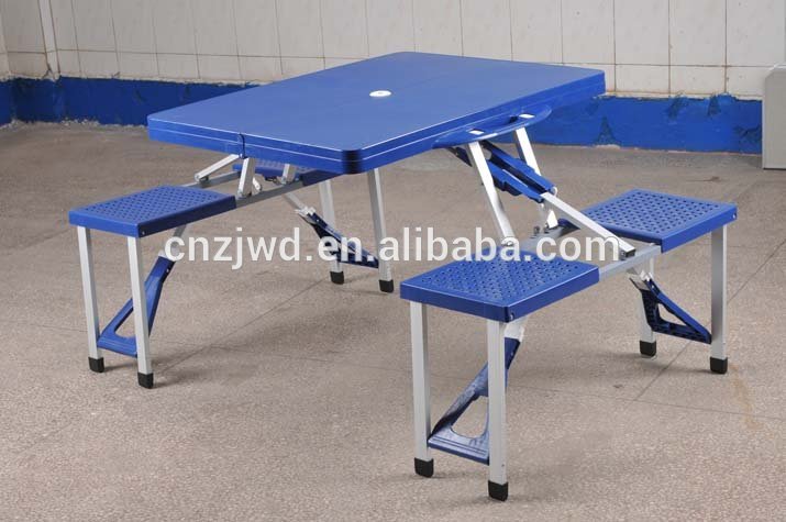 4つの座席プラスチック折るピクニック用のテーブル-折り畳み式テーブル問屋・仕入れ・卸・卸売り