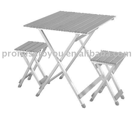 ガーデンセット折りたたみキャンプ椅子とセットアルミローリングテーブルPAL120-ガーデンセット問屋・仕入れ・卸・卸売り