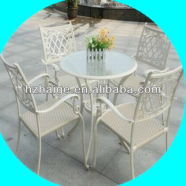 安いレストラン白鉄のダイニングテーブルと椅子-ガーデンセット問屋・仕入れ・卸・卸売り