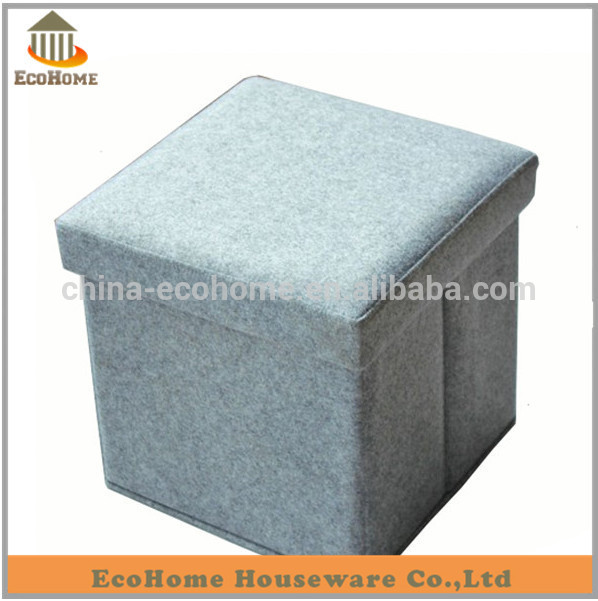 velvet gray color storage ottoman-スツール＆オットマン問屋・仕入れ・卸・卸売り