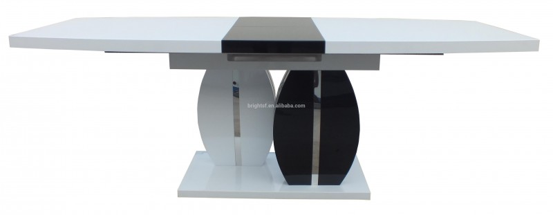 近代的な拡張可能なダイニングテーブル#br- 030-木製テーブル問屋・仕入れ・卸・卸売り