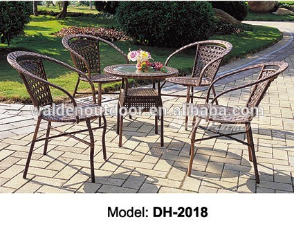 安い籐のパティオの家具( dh- 2018)-ガーデンセット問屋・仕入れ・卸・卸売り
