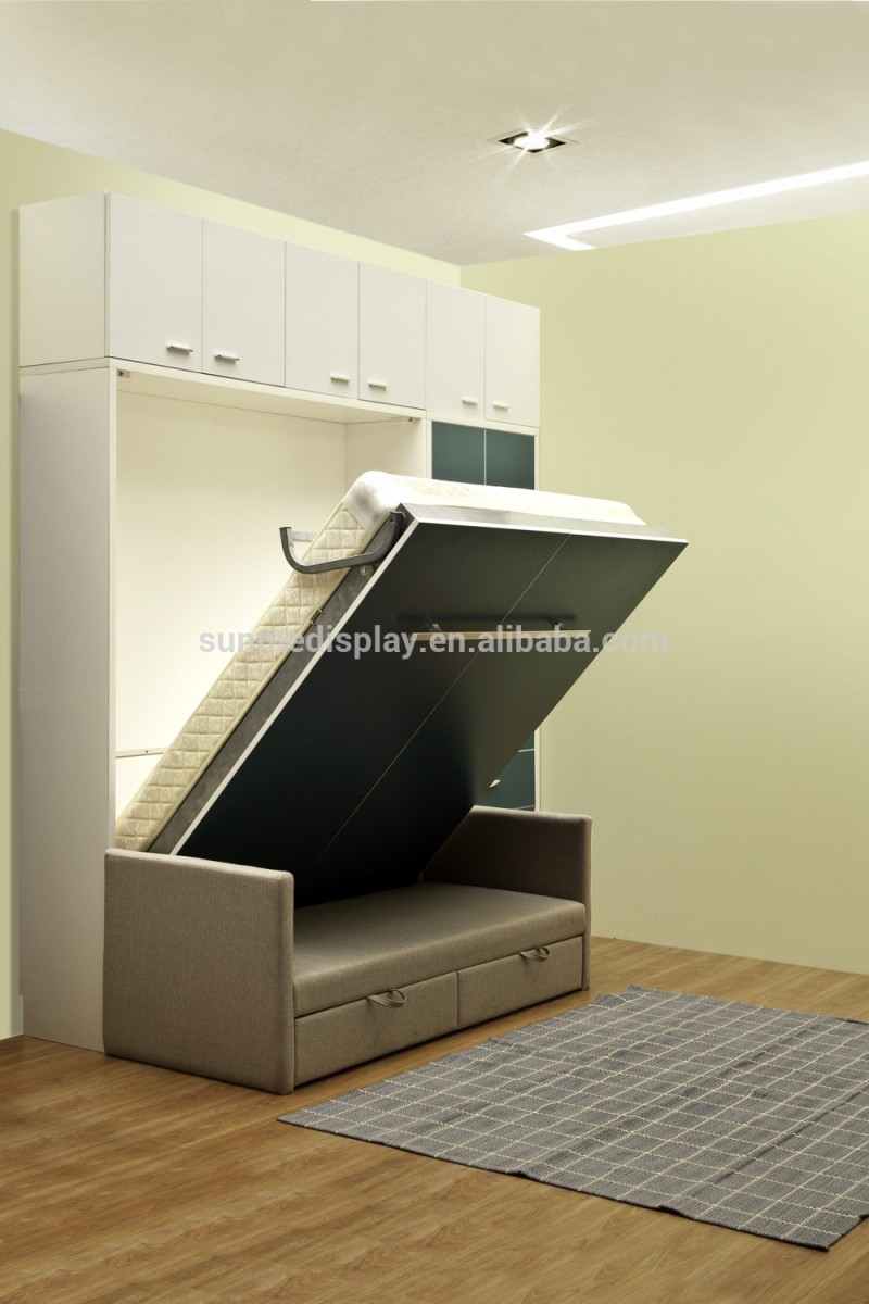 高品質木製寝室家具耐久性現代マーフィー壁ベッドでソファ-ベッド問屋・仕入れ・卸・卸売り