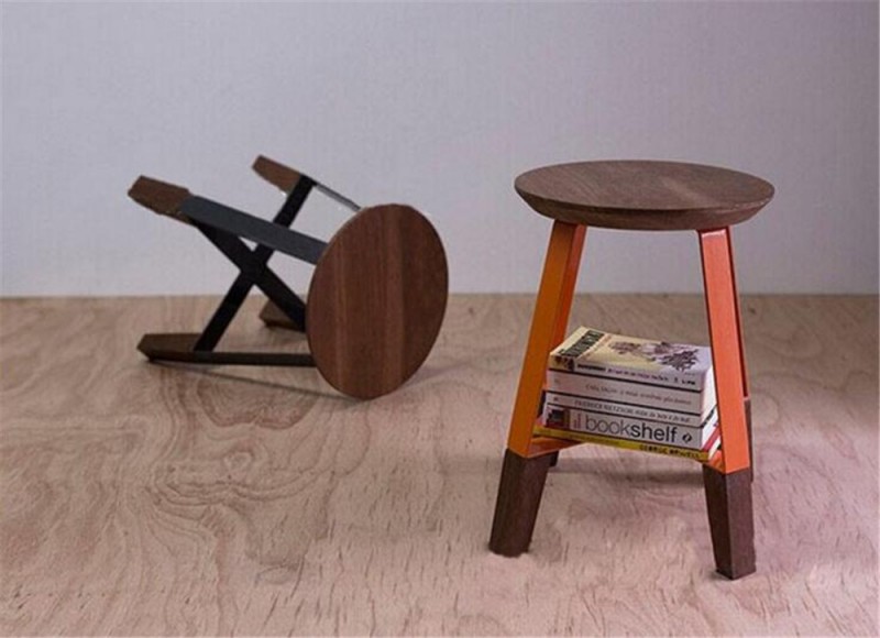 アメリカンカントリーロフト木製スツールチェア、屋外モデリング椅子、木製コーヒー椅子-その他金属製家具問屋・仕入れ・卸・卸売り