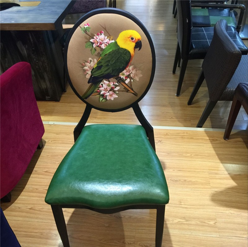 ヨーロッパスタイルのヴィンテージ錬鉄製の椅子、アメリカの家庭用アームレストホテルカフェテーブルと椅子-その他金属製家具問屋・仕入れ・卸・卸売り