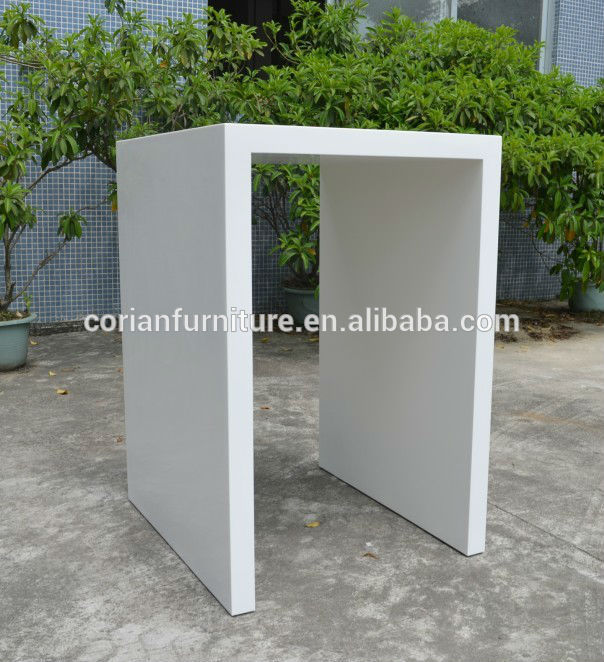 ホワイト人工石固体表面良い価格カウンター-折り畳み式テーブル問屋・仕入れ・卸・卸売り
