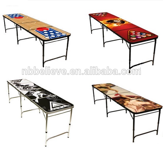 ビールポンテーブル、 ビールピンポンゲームのテーブル娯楽のための-折り畳み式テーブル問屋・仕入れ・卸・卸売り