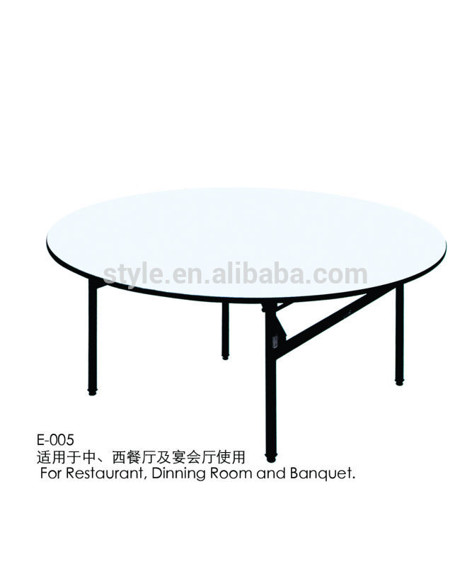 マルチ- 機能的なホテルの宴会e-005折りたたみラウンドテーブル-金属製テーブル問屋・仕入れ・卸・卸売り