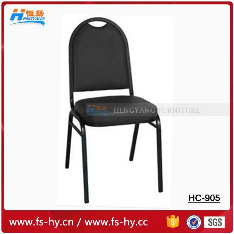 HC-905米国卸売スタッカブルブラックpuホテル宴会椅子用販売使用-折り畳み椅子問屋・仕入れ・卸・卸売り